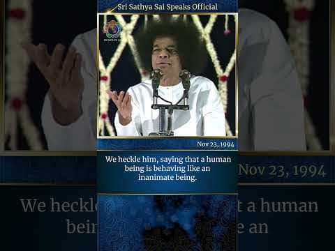 Alcohol is the Root Cause of Family Ruin | Sri Sathya Sai Speaks | Nov 23, 1994